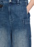  - FAFAMOON - Washed Barrel Leg Denim Pants
