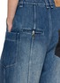  - FAFAMOON - Washed Barrel Leg Denim Pants