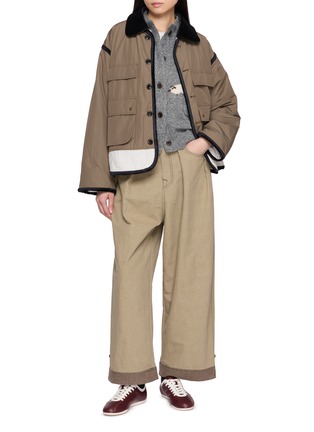 Figure View - Click To Enlarge - FAFAMOON - Sheep Motif Knit Cardigan