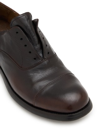 Detail View - Click To Enlarge - OFFICINE CREATIVE - Chronicle 003 Leather Derby Shoes