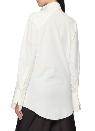 Back View - Click To Enlarge - SONIA CARRASCO - Knit Bib Tuxedo Shirt