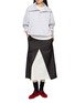 Figure View - Click To Enlarge - SONIA CARRASCO - High Neck Button Up Sweater