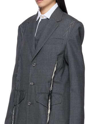  - SONIA CARRASCO - Deconstructed Single Breasted Blazer