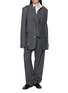 Figure View - Click To Enlarge - SONIA CARRASCO - Deconstructed Single Breasted Blazer