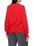 Back View - Click To Enlarge - SONIA CARRASCO - Exposed Stitch Knit Polo Shirt
