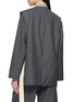 Back View - Click To Enlarge - SONIA CARRASCO - Deconstructed Single Breasted Blazer