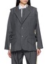 SONIA CARRASCO Deconstructed Single Breasted Blazer