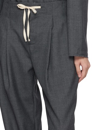  - SONIA CARRASCO - Pleated Drawstring Tailored Pants