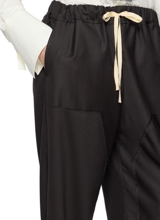  - SONIA CARRASCO - Pleated Drawstring Carpenter Pants
