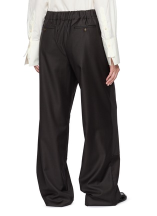 Back View - Click To Enlarge - SONIA CARRASCO - Pleated Drawstring Carpenter Pants