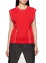 SONIA CARRASCO Exposed Stitch Knit Vest