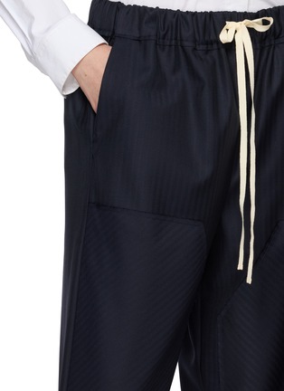  - SONIA CARRASCO - Pleated Drawstring Carpenter Pants
