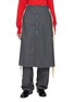 SONIA CARRASCO Button Up Side Cut Midi Skirt