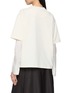 Back View - Click To Enlarge - SONIA CARRASCO - Layering Lining Sleeves T-Shirt