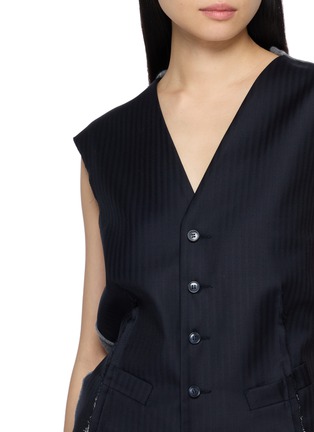  - SONIA CARRASCO - Deconstructed Knit Back Vest