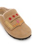 Detail View - Click To Enlarge - TAJI - Kai Moca Embroidered Suede Clogs