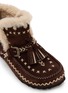 Detail View - Click To Enlarge - TAJI - Kai Suede Shearling Boots