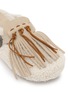 Detail View - Click To Enlarge - TAJI - Sabot Fringed Suede Clogs