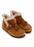 Detail View - Click To Enlarge - TAJI - Kai Suede Shearling Boots