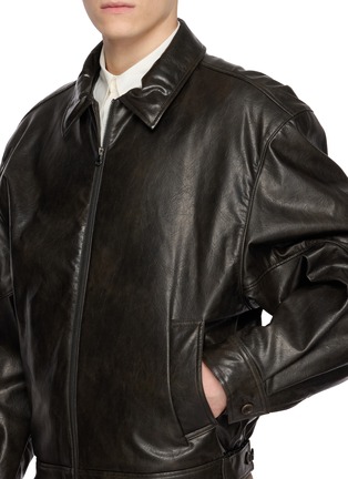  - AMOMENTO - Synthetic Leather Blouson