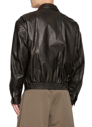Back View - Click To Enlarge - AMOMENTO - Synthetic Leather Blouson