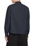 Back View - Click To Enlarge - AMOMENTO - Long Sleeve Cotton Silk Shirt