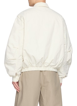 Back View - Click To Enlarge - AMOMENTO - Padded Cotton Nylon Blouson