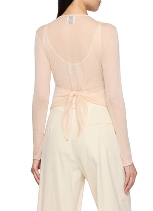 Back View - Click To Enlarge - GOOD PEOPLE GOOD STITCHING GOOD PRODUCT - Two Way Cross Wrap Cardigan