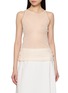 GOOD PEOPLE GOOD STITCHING GOOD PRODUCT Low Back Sheer Knit Tank Top