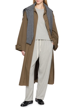 Figure View - Click To Enlarge - GOOD PEOPLE GOOD STITCHING GOOD PRODUCT - Relaxed Tapered Drawstring Trousers