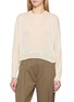 GOOD PEOPLE GOOD STITCHING GOOD PRODUCT Crewneck Long Sleeve Knit T-shirt