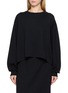 GOOD PEOPLE GOOD STITCHING GOOD PRODUCT Relaxed Cropped Pullover