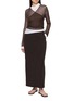 Figure View - Click To Enlarge - GOOD PEOPLE GOOD STITCHING GOOD PRODUCT - Two Way Draped Cross Wrap Cardigan
