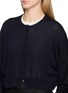  - GOOD PEOPLE GOOD STITCHING GOOD PRODUCT - Cropped Balloon-Sleeve Crewneck Cardigan