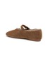  - PEDDER RED - Brynn Suede Shearling Mary Jane Flats