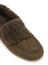 Detail View - Click To Enlarge - PEDDER RED - Turner Suede Shearling Flat Booties