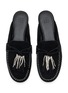 Detail View - Click To Enlarge - PEDDER RED - Kelly Suede Mules