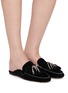 Figure View - Click To Enlarge - PEDDER RED - Kelly Suede Mules