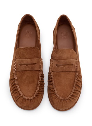 Detail View - Click To Enlarge - PEDDER RED - Molly Suede Loafers