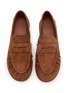 Detail View - Click To Enlarge - PEDDER RED - Molly Suede Loafers
