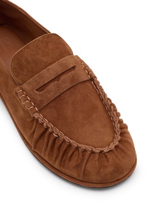 Detail View - Click To Enlarge - PEDDER RED - Molly Suede Loafers
