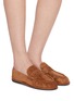 Figure View - Click To Enlarge - PEDDER RED - Molly Suede Loafers