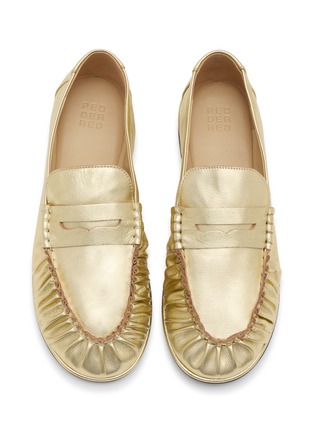 Detail View - Click To Enlarge - PEDDER RED - Molly Suede Loafers