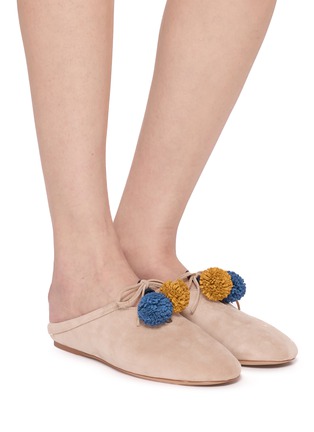 Figure View - Click To Enlarge - PEDDER RED - Sadie Suede Mules