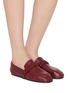 Figure View - Click To Enlarge - PEDDER RED - Bennett Leather Loafers