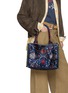 Front View - Click To Enlarge - IMAYIN - Beaded Embroidered  Cooton Tote Bag
