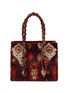 IMAYIN Beaded Embroidered  Cotton Tote Bag