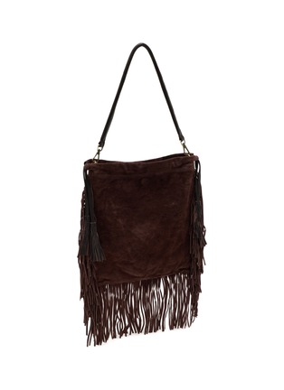 Detail View - Click To Enlarge - IMAYIN - Beaded Embroidered  Cotton Tote Bag