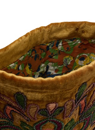 Detail View - Click To Enlarge - IMAYIN - Beaded Embroidered  Cotton Tote Bag