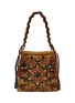 IMAYIN Beaded Embroidered  Cotton Tote Bag